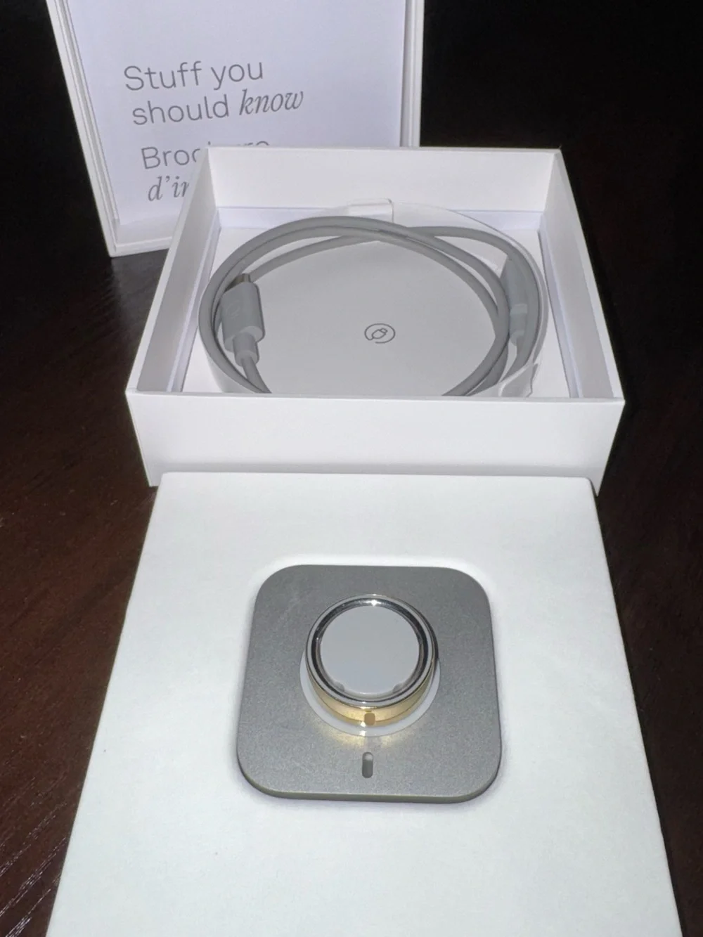 Oura Ring 4 — Gold Size 10 Like New